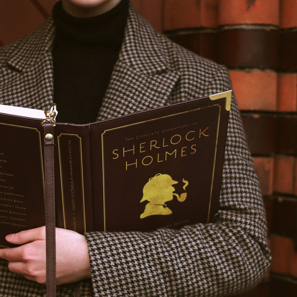 Sherlock Holmes Book Art Crossbody