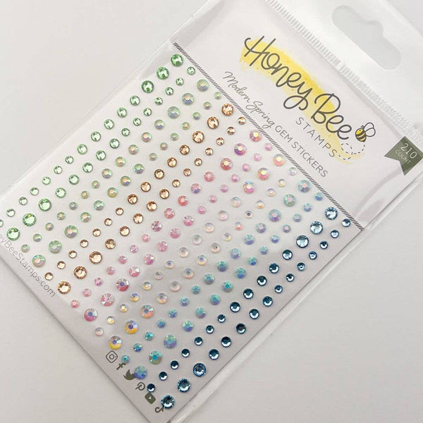 Modern Spring Gem Stickers