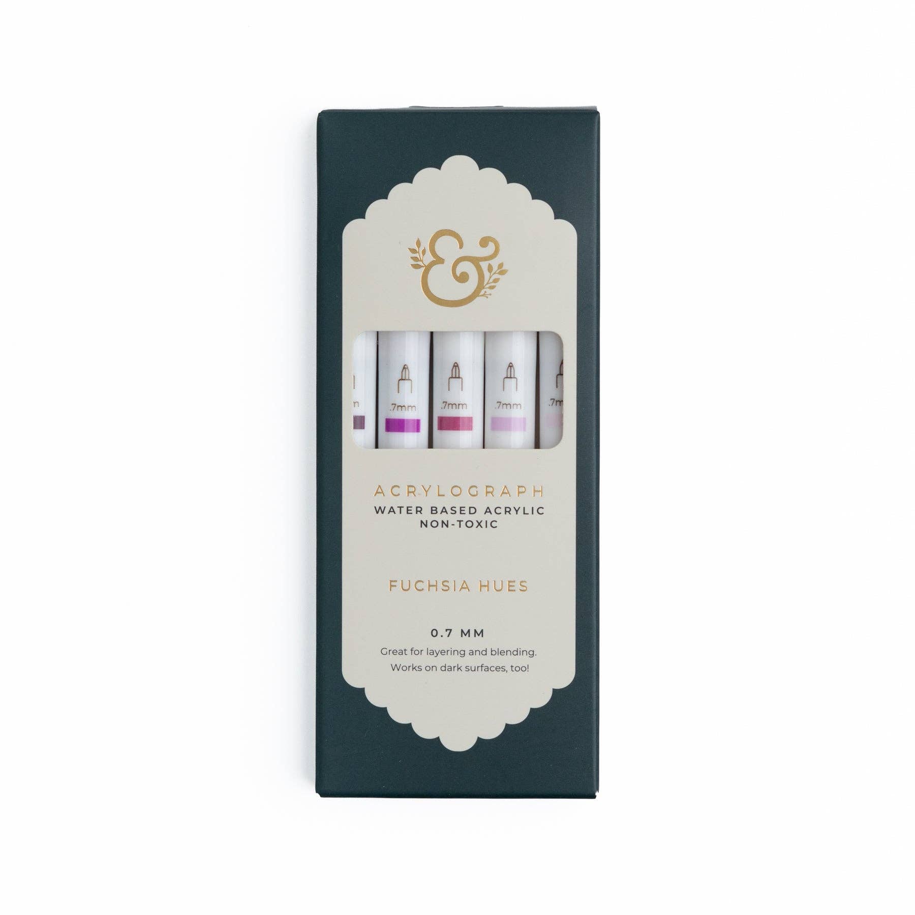 Fuchsia Hues Pen Sets | Acryolgraphs or Calliographs