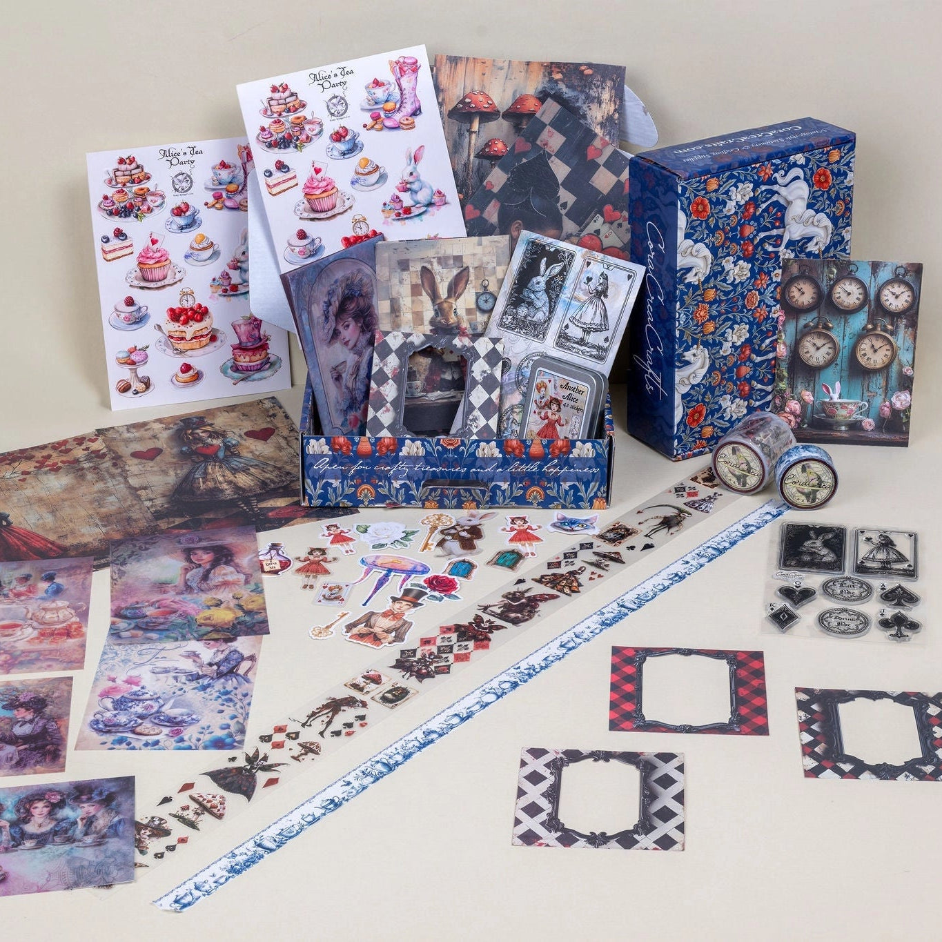 Alice Stationery & Craft Box