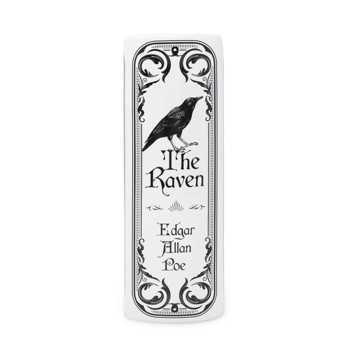 The Raven Large White Book Vase