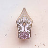 Floral Fountain Pen Enamel Pin