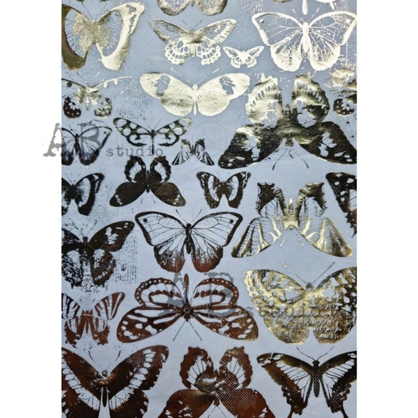 Gilded Butterflies A4 Rice Paper