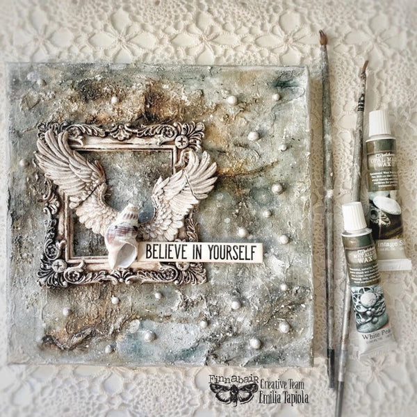 White Pearl Art Alchemy Metallique Wax | Finnabair