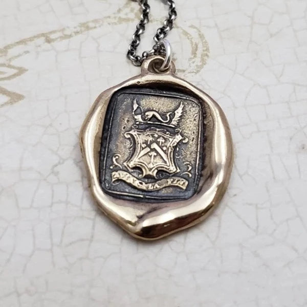 Consider the End Wax Seal Pendant