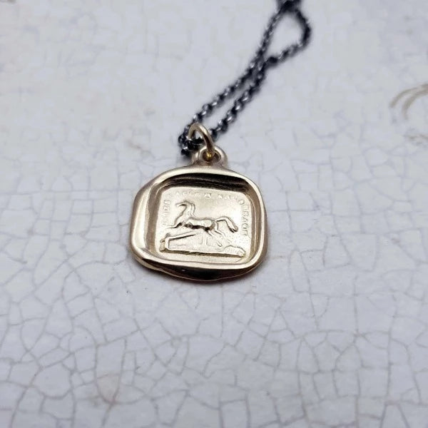 Challenge {Horse} Wax Seal Pendant