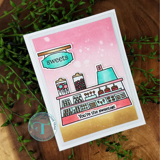 Cozy Bear Sweet Shop Stamp + Die Set
