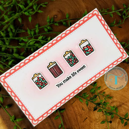 Cozy Bear Sweet Shop Stamp + Die Set