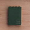 Olive Work Memo A7 Notepad w/ Kraft Pages