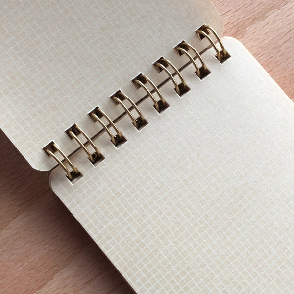 Olive Work Memo A7 Notepad w/ Kraft Pages