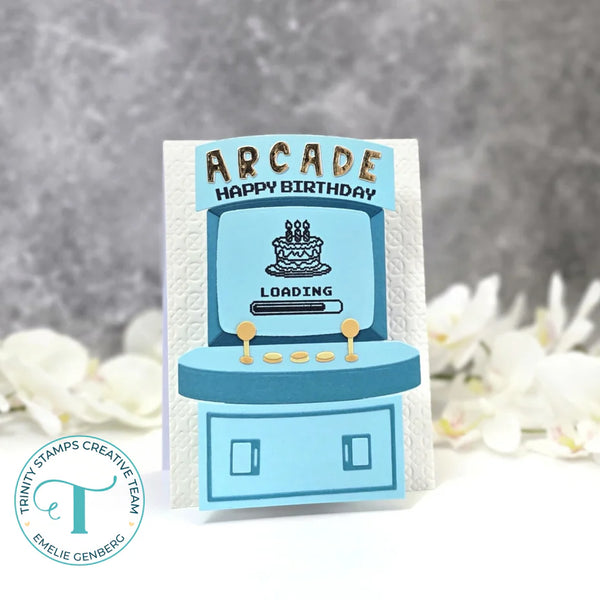 8-Bit Birthday Stamp + Die Set