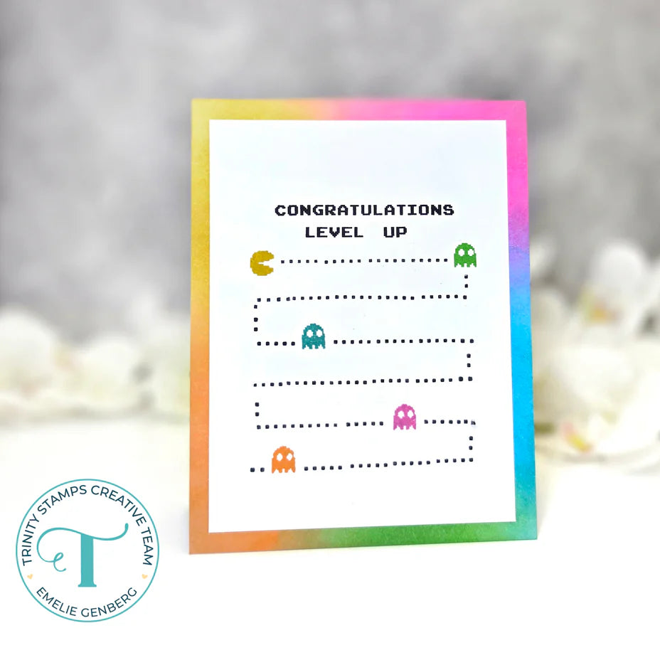 8-Bit Alphabet Stamp + Die Set