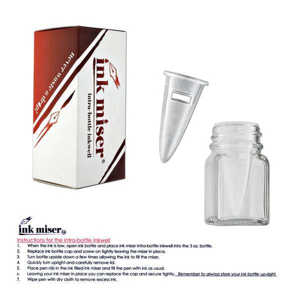 Clear Intra-Bottle Inkwell Ink Miser