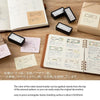 Stationery Self-Inking Half-Size Paintable Stamp
