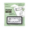 Stationery Self-Inking Half-Size Paintable Stamp