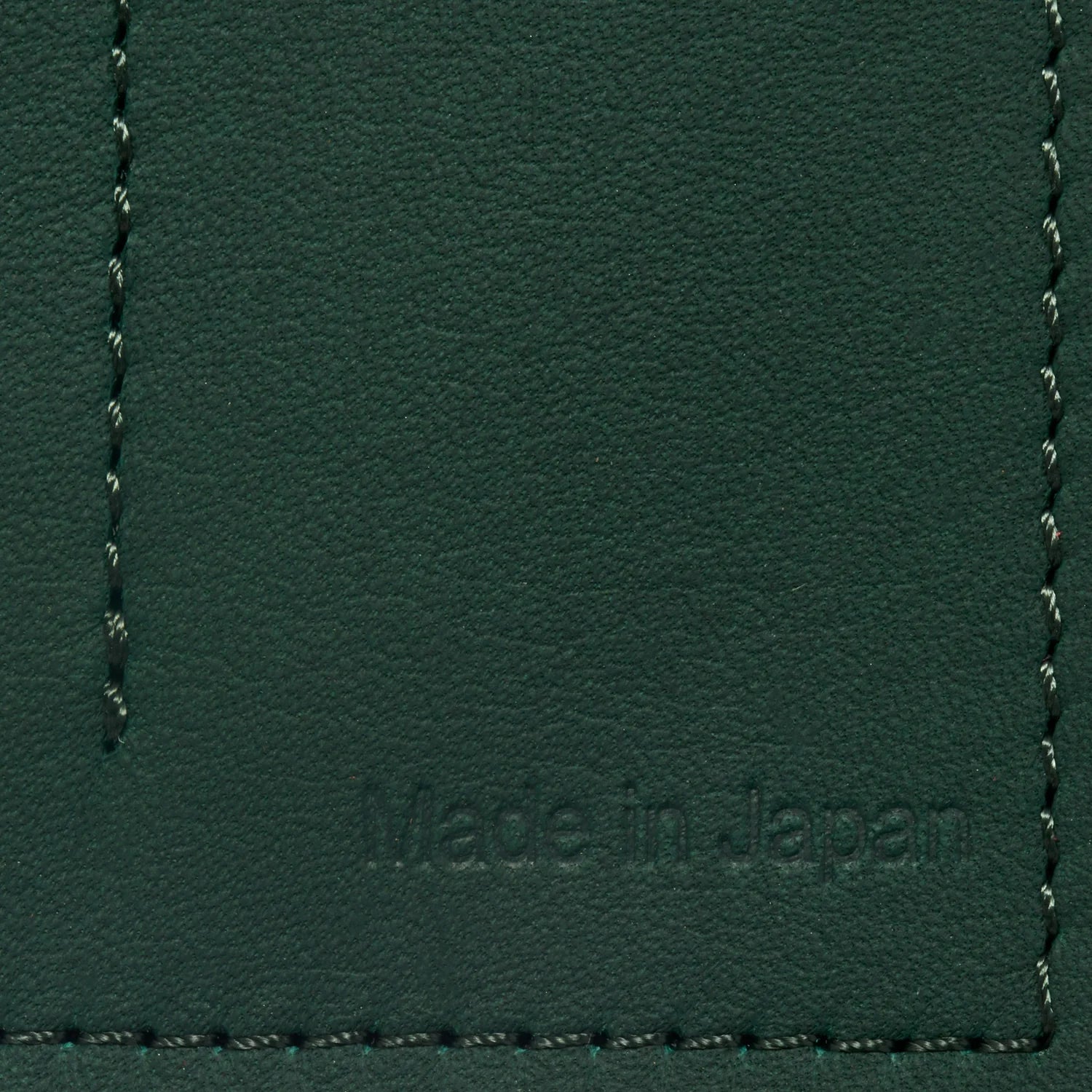 Forest Green Leather Pen Roll