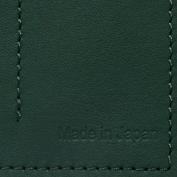 Forest Green Leather Pen Roll