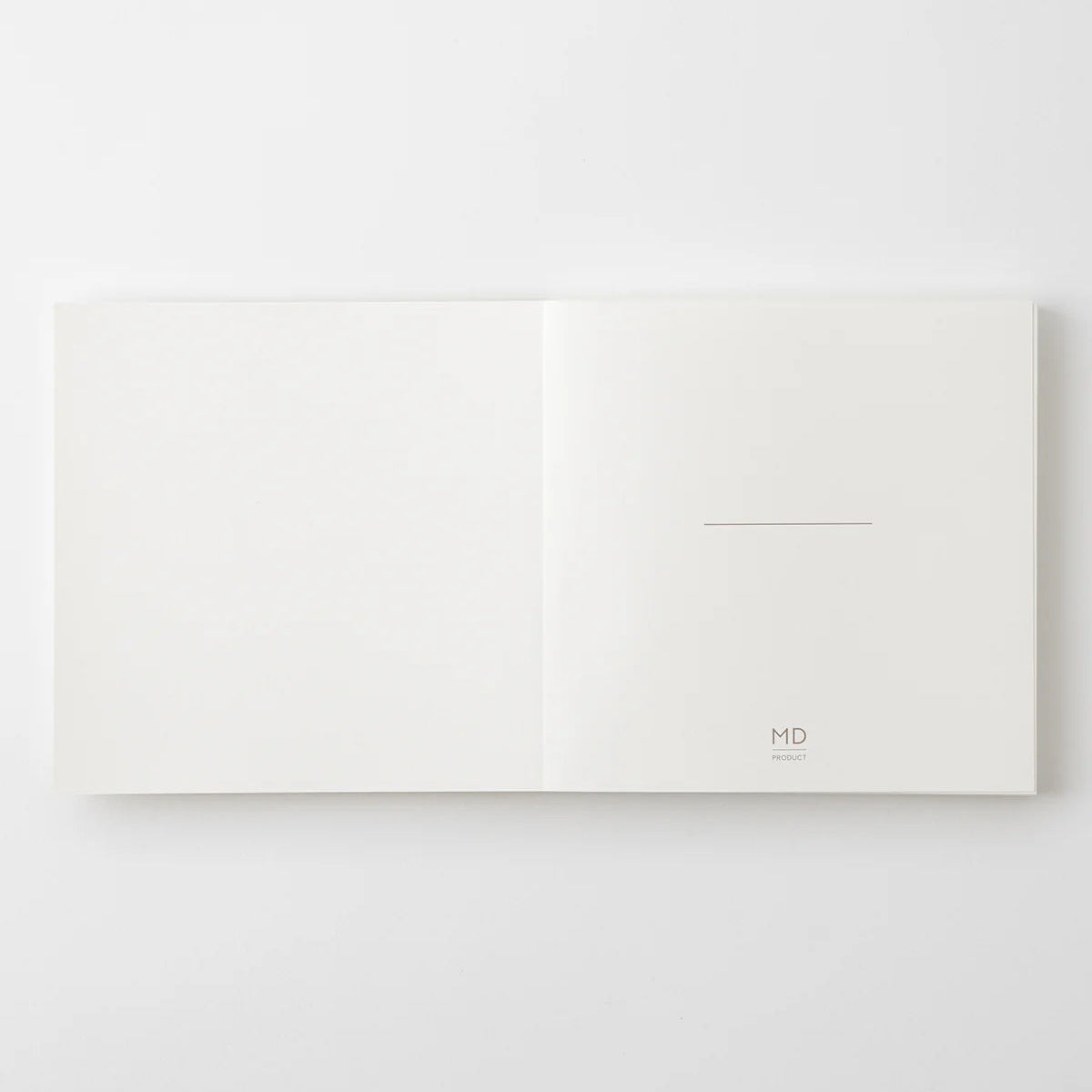 MD Cotton A5 Square Blank Notebook