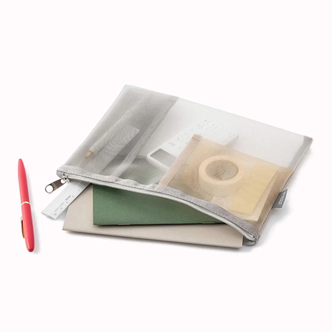 Pen & Tool Mesh Zipper Pouches