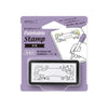 Weather Self-Inking Half-Size Paintable Stamp