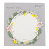 Floral Wreath Die-Cut Sticky Notes
