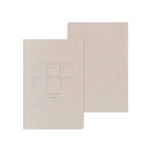 Yuru Log B6 Free Diary Monthly {Undated Calendar} | Midori