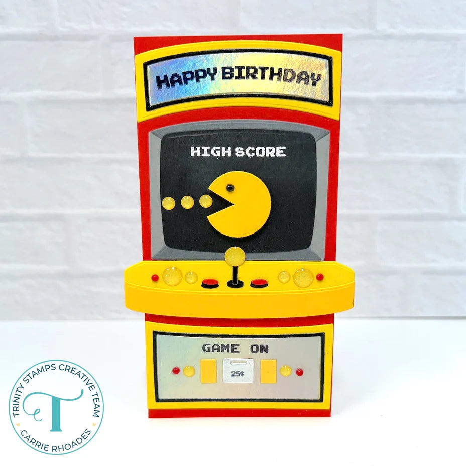 8-Bit Birthday Stamp + Die Set