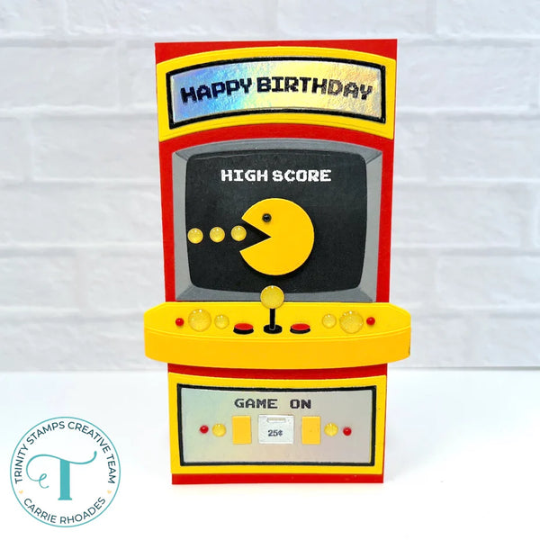 8-Bit Birthday Stamp + Die Set
