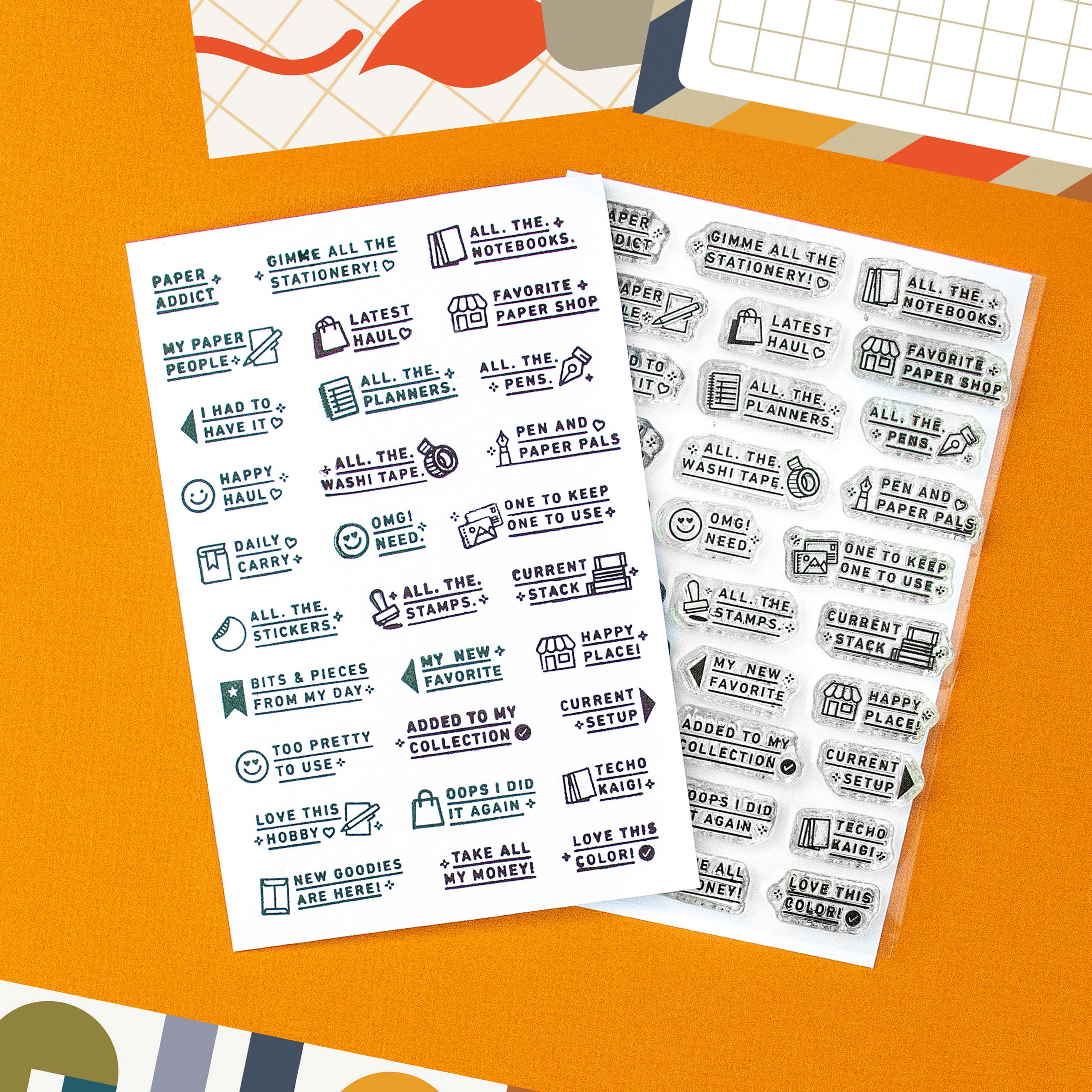 Paper Prompts 4x6 Clear Stamp Set