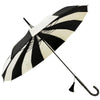 Black & Cream Classic Boutique Pagoda Umbrella