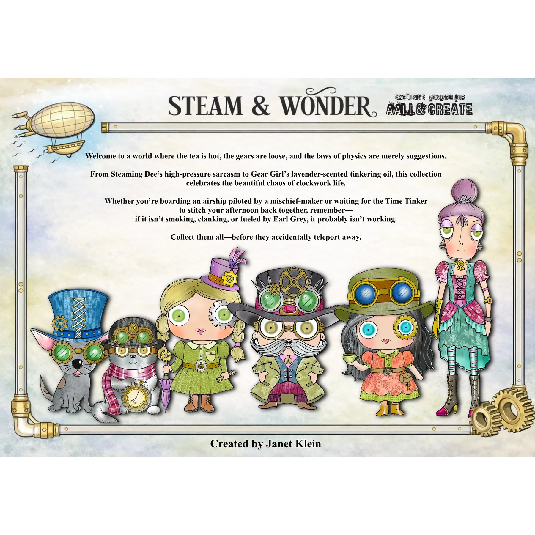 Janet Klein Steam & Wonder Stamp Bundle