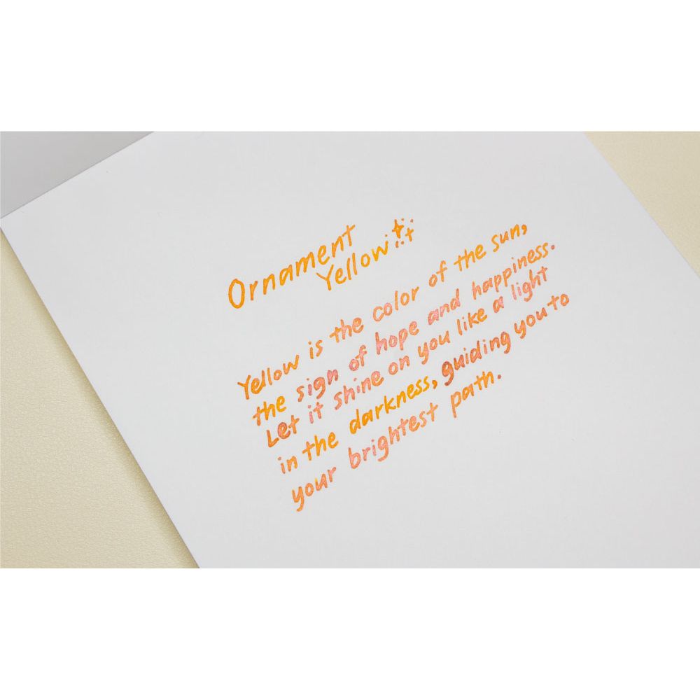 Ornament Yellow Fountain Pen Ink | Project Ink V1/008
