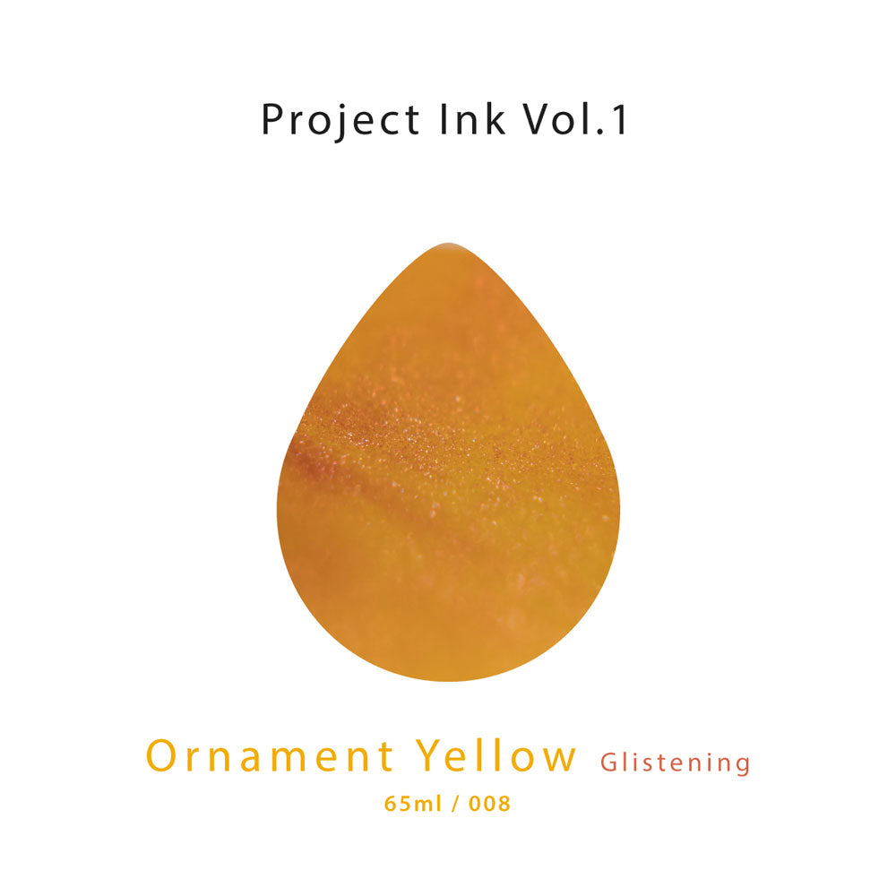 Ornament Yellow Fountain Pen Ink | Project Ink V1/008