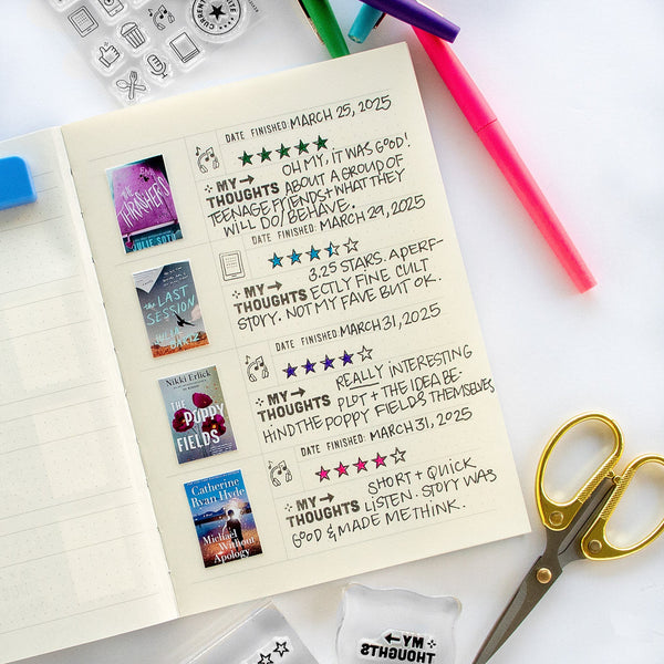 {coming soon!} Review Journal + Stamp Bundle