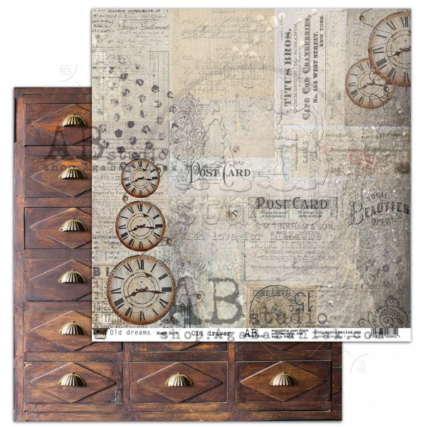 Old Dreams 12x12 Scrapbook Paper Collection