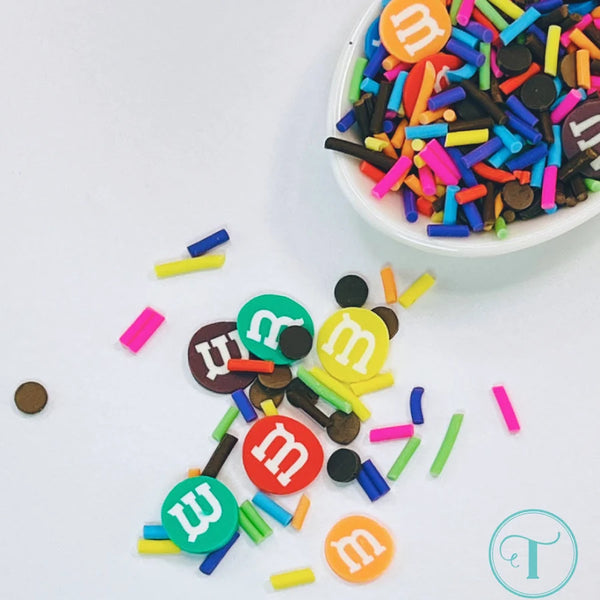 Chocolate Candy Overload Shaker Embellishments