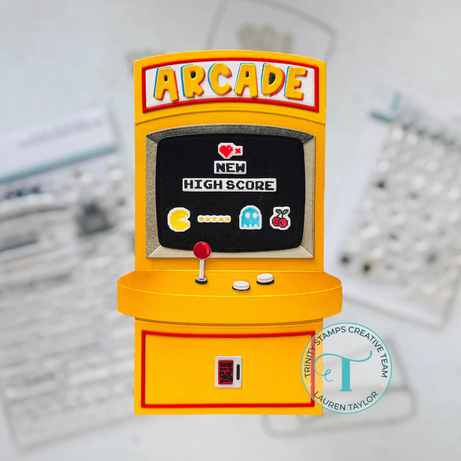 8-Bit Alphabet Stamp + Die Set