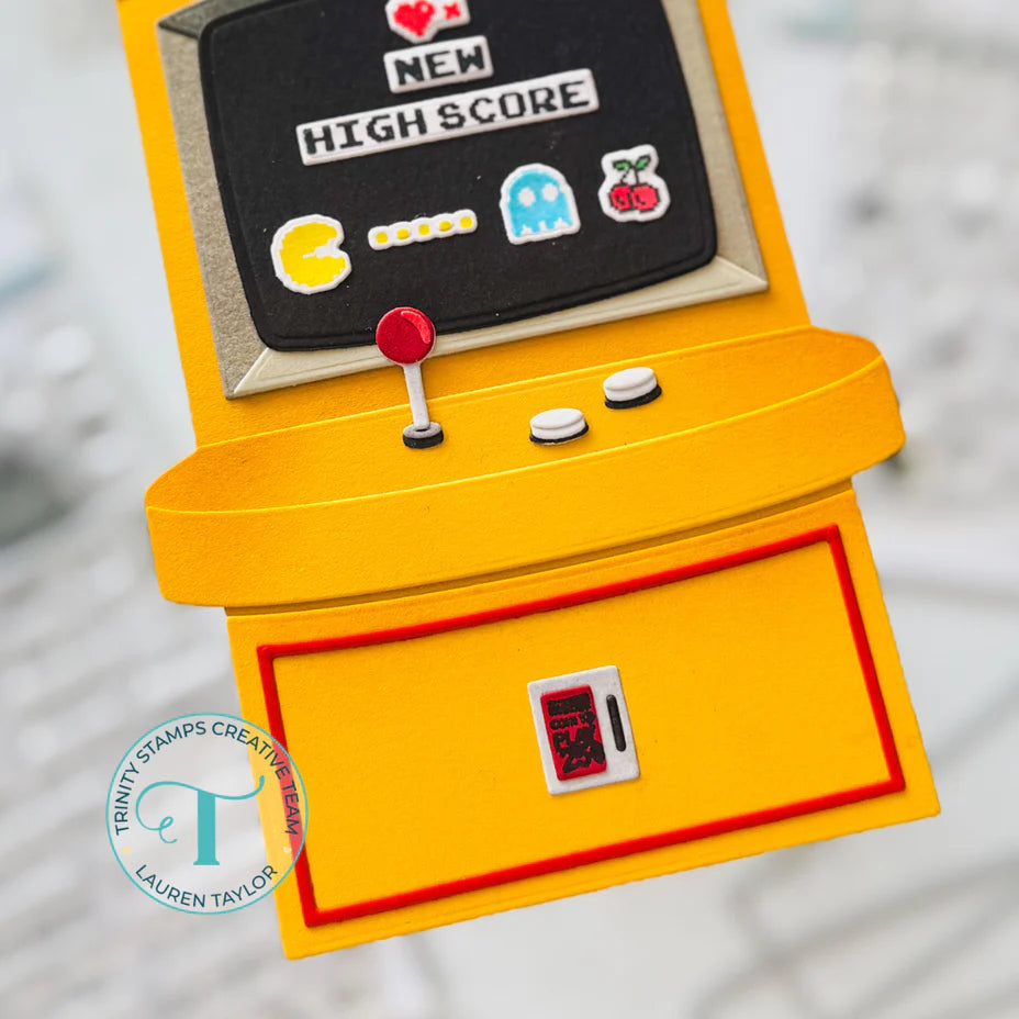 8-Bit Birthday Stamp + Die Set