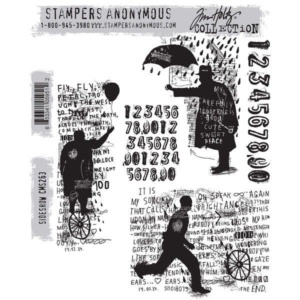 Sideshow Cling Stamp Set | Tim Holtz