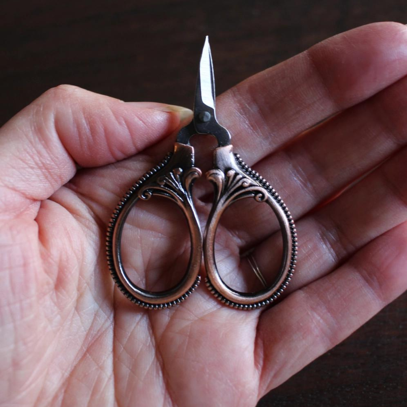 Mini Embroidery Scissors | Antique Copper