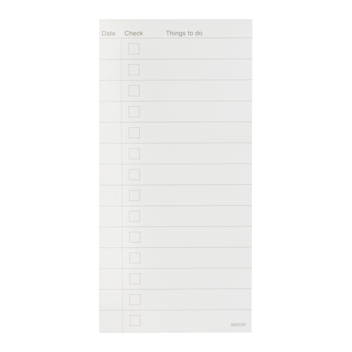 Navy To Do List Memo Pad