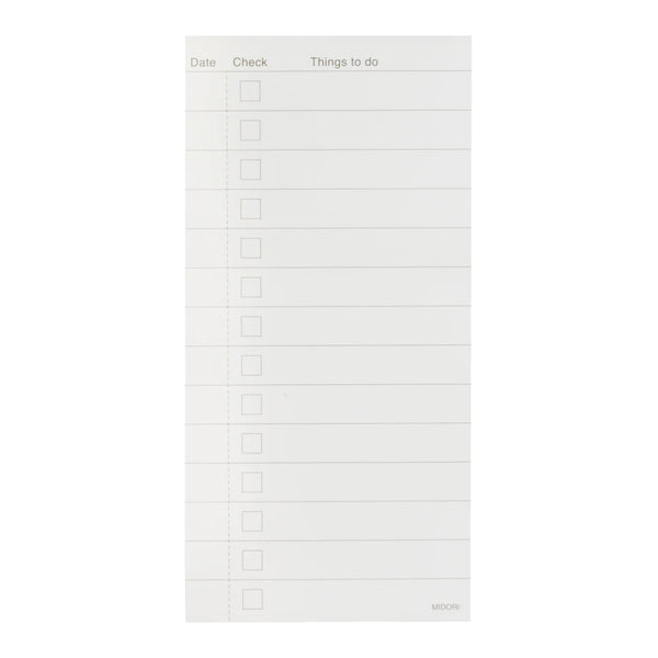 Navy To Do List Memo Pad