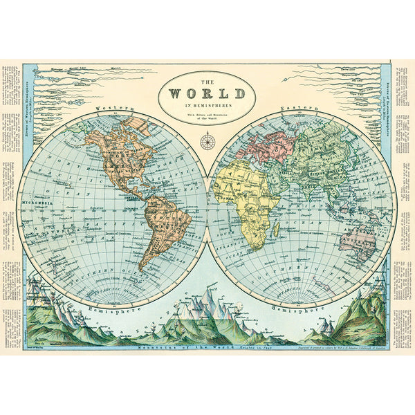 Hemispheres 20x28 Wrap Sheet/Art Print