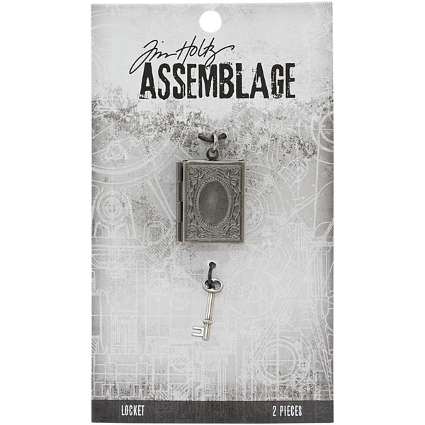 Book Locket w/ Key | Assemblage