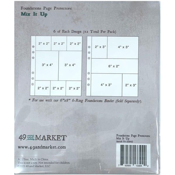 Memory Journal Foundation Page Protectors {multiple styles}