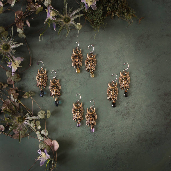 Hedge Bee Drop Earrings