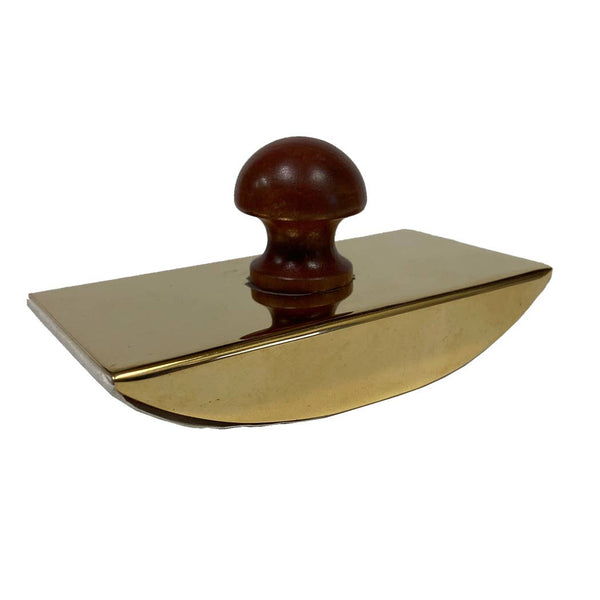 Brass Ink Blotter with Wooden Handle