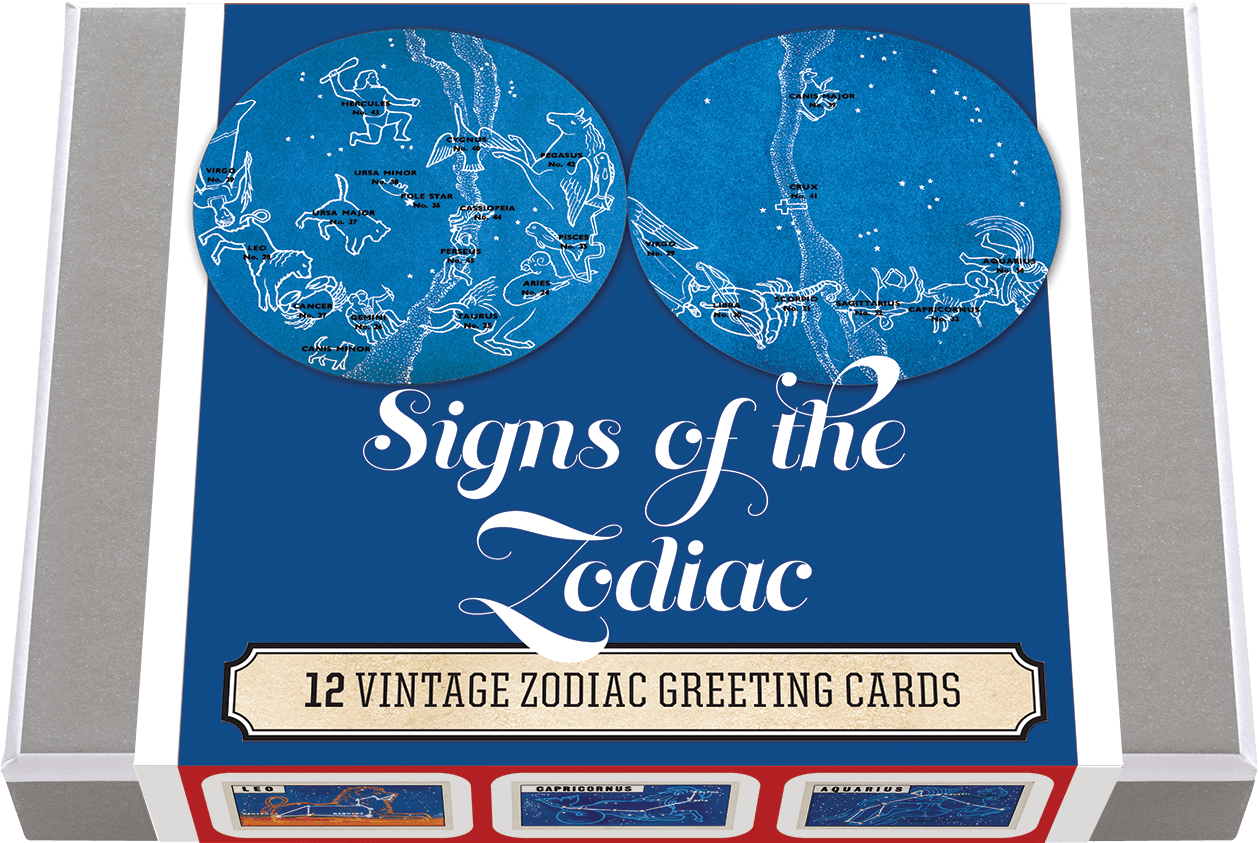 Coffret de cartes Signes du Zodiaque