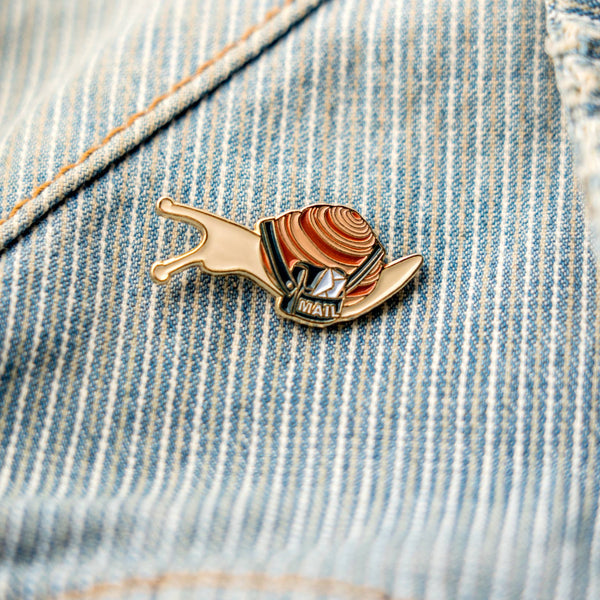 Snail Mail Love Enamel Pin