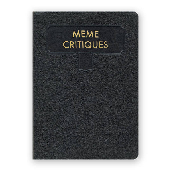 Meme Critiques Notebook {lined}